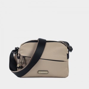 Hedgren Neutron Small Crossbodytassen Dames Grijs Beige | VHR2626XO