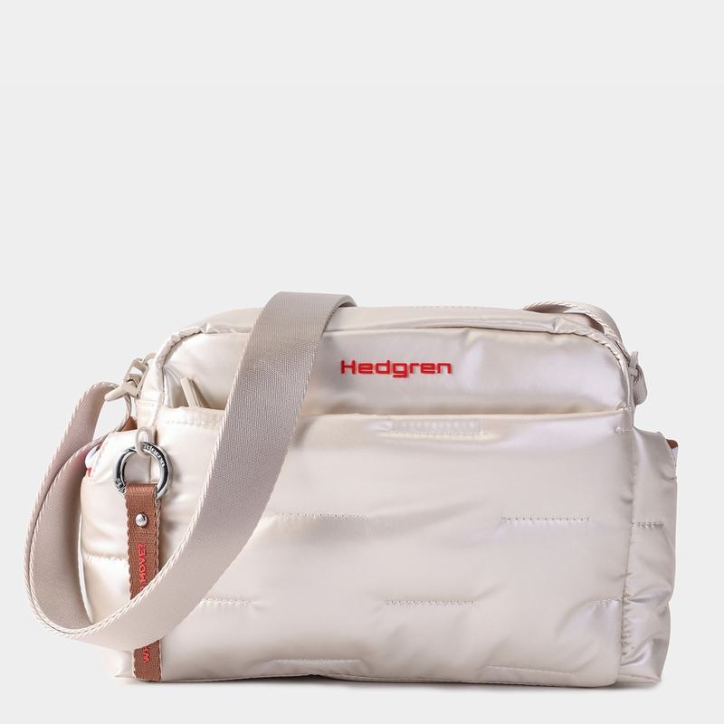 Hedgren Cozy Schoudertassen Dames Beige | ADL2180US