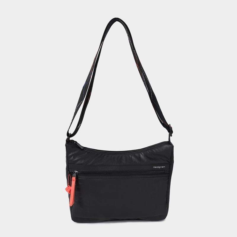 Hedgren Harpers Crossbodytassen Dames Zwart Koraal | BZV2867EN