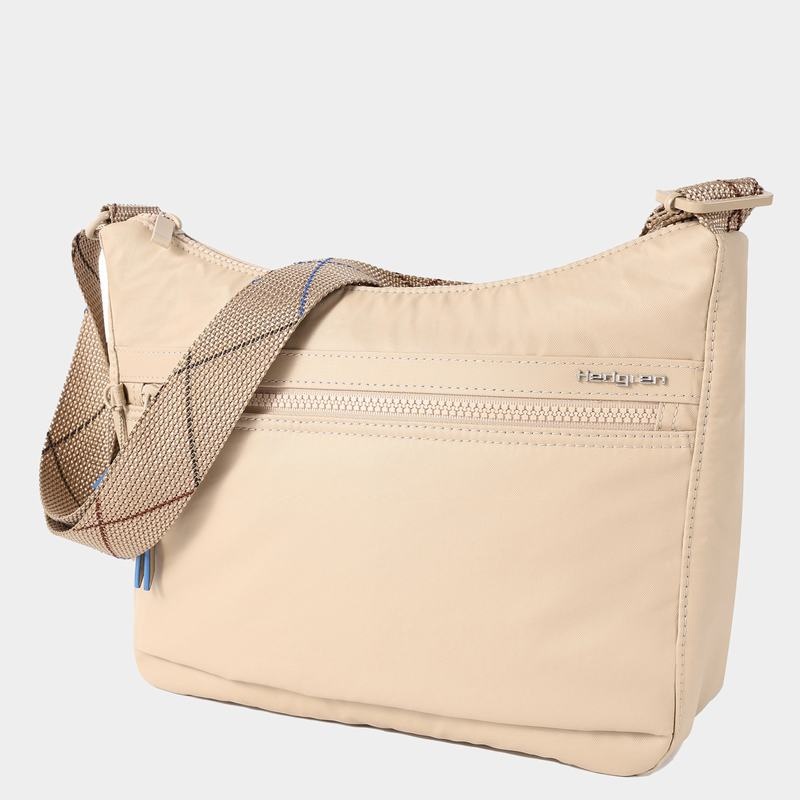 Hedgren Harper's Rfid Schoudertassen Dames Beige | YAL937VZ