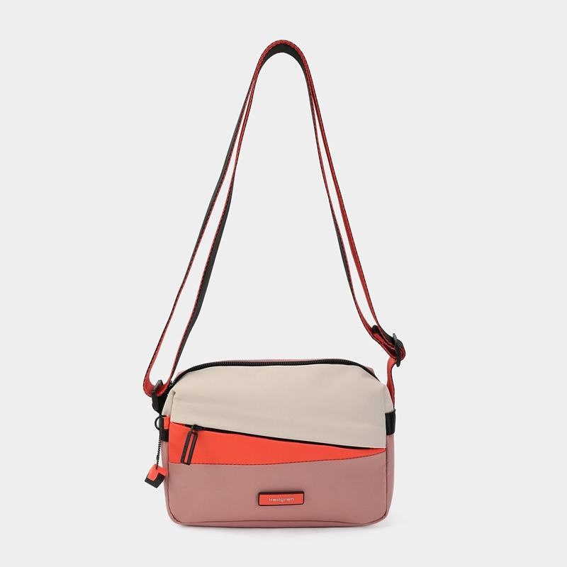 Hedgren Neutron Small Crossbodytassen Dames Roze Oranje | UVL393ES