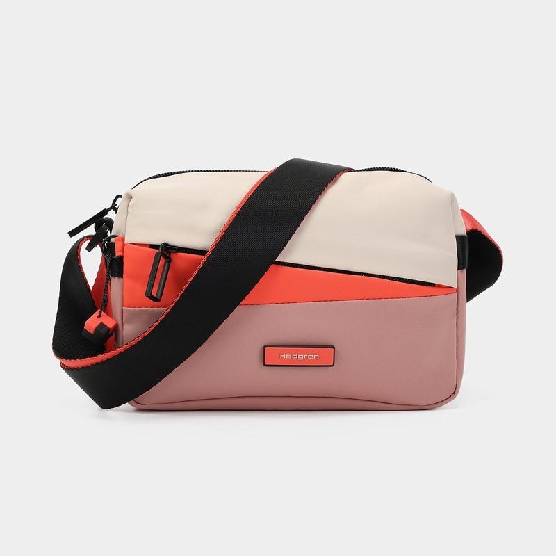 Hedgren Neutron Small Crossbodytassen Dames Roze Oranje | UVL393ES