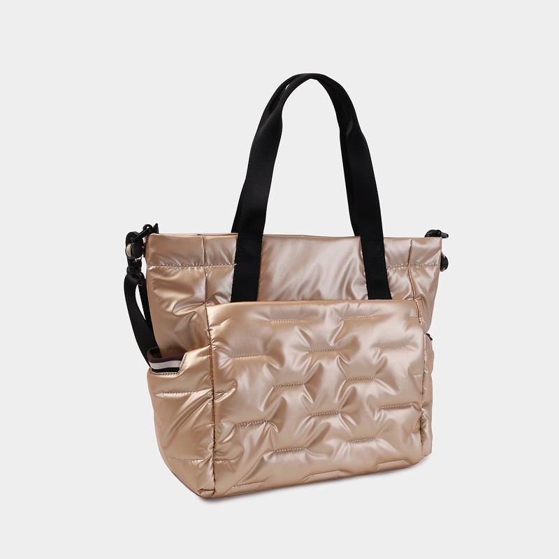 Hedgren Puffer Tote Tassen Dames Beige | FGF8027FZ