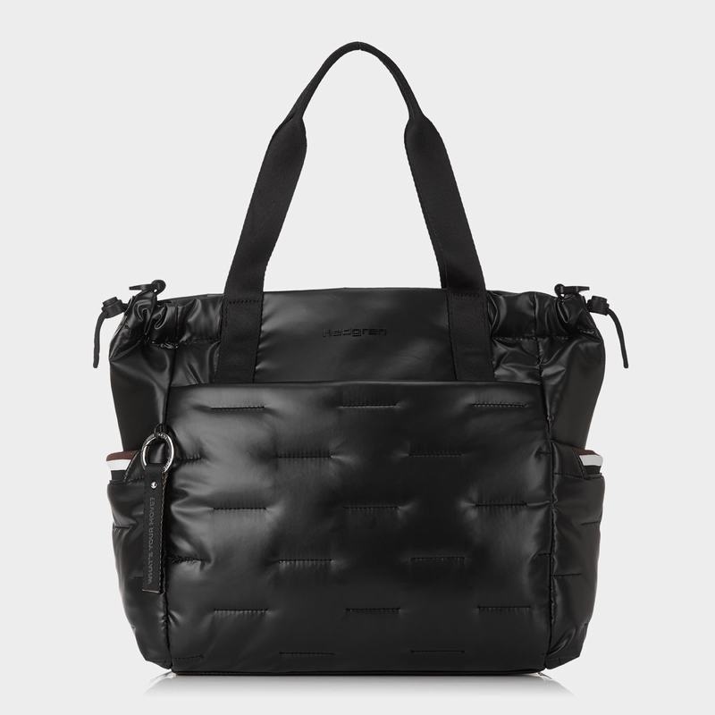 Hedgren Puffer Tote Tassen Dames Zwart | POU3846LJ